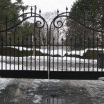 residential slide gate 2 door